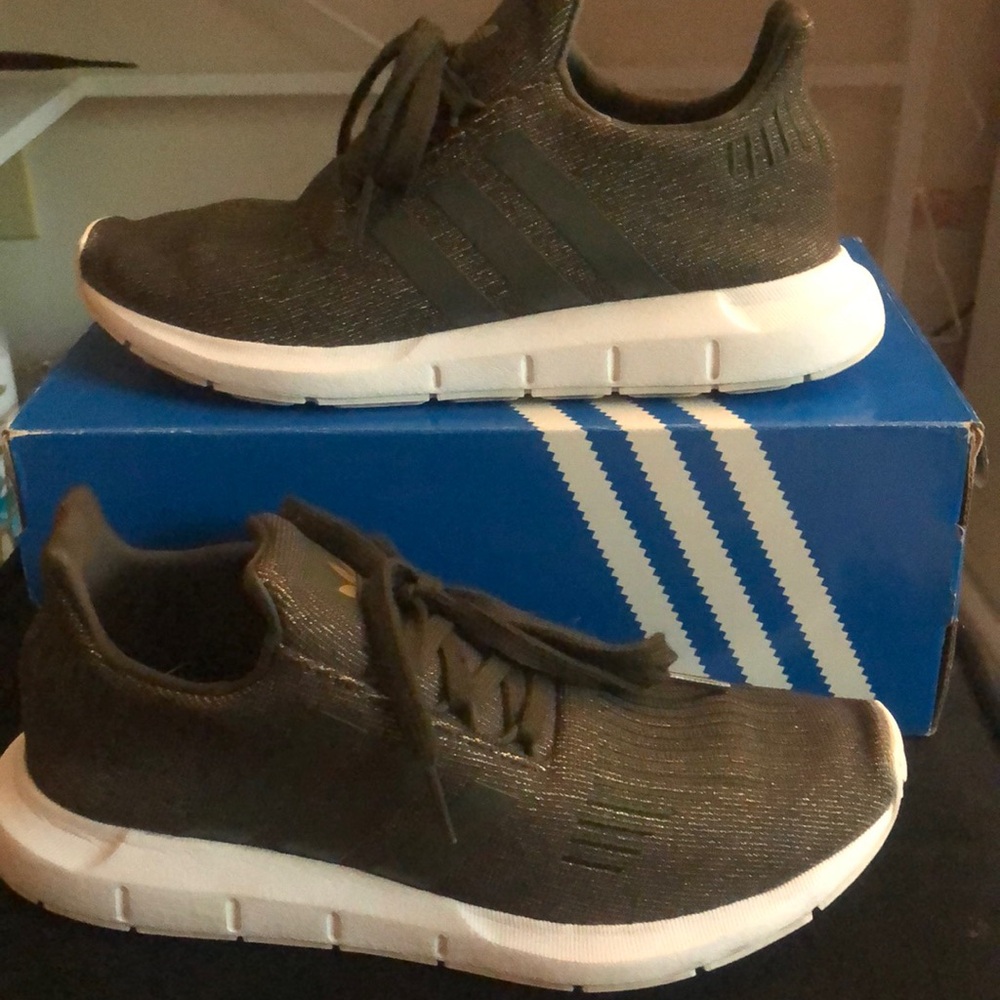 Adidas tennis shoes!